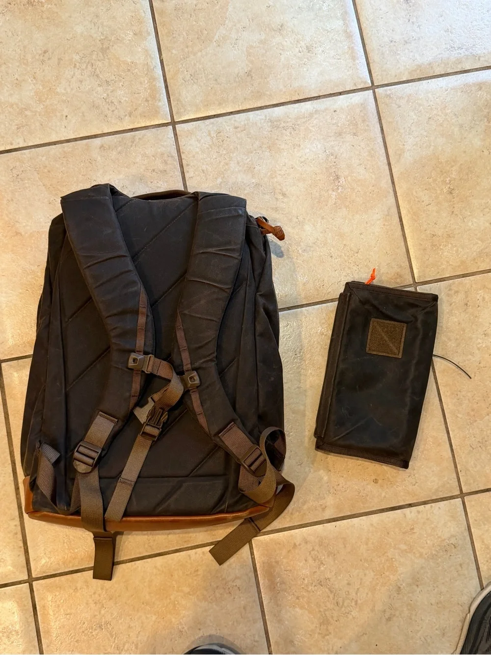 EVERGOODS x Carryology CB22 Civic Bookbag 22L + Civic Access Pouch Bundle Wax